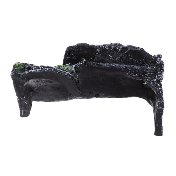 LOLIPPYY Resin Turtle Basking Platform for Aquariums with Floating Dock and Hidden Shelter Features