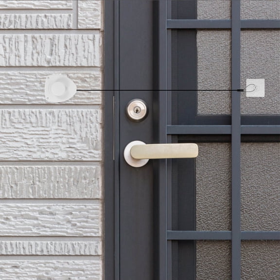 LOLIPPYY Durable Safety Spring Door Closer White Automatic Device for Screen and Storm Doors