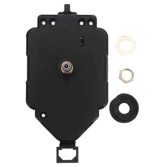 LOLIPPYY Black Silent Pendulum Clock Movement Replacement, Wall Clock Repair Mechanism for Accurate Timekeeping