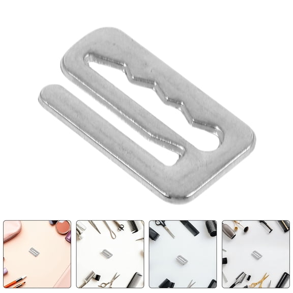 LOLIPPYY Durable Silver Barber with Strong Clasp for Home Haircuts 25pcs Zinc Alloy