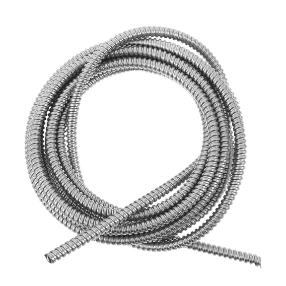 LOLIPPYY Durable Stainless Steel Corrugated Flexible Conduit for Outdoor Lighting and Electrical Wiring