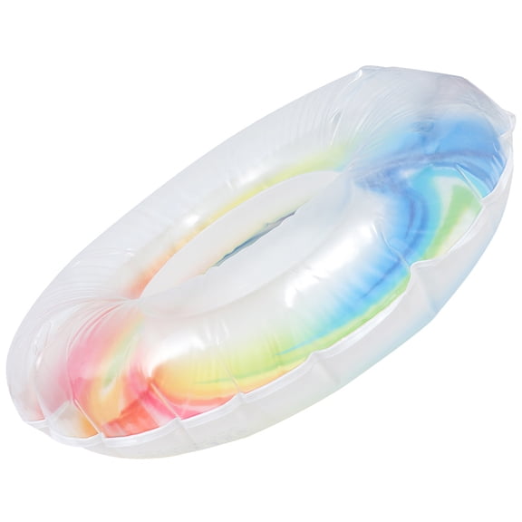 LOLIPPYY Durable Swim Ring Lightweight Inflatable Float for Adult Outdoor Swimming