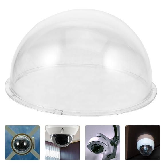 LOLIPPYY Durable Transparent Security Camera Cover Dome Shield for Outdoor Protection