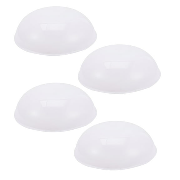 LOLIPPYY Durable White PVC Ceiling Light Diffuser Cover for Home Use Easy Installation Versatile Application 4pcs