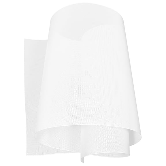 LOLIPPYY White PVC Mesh Filter, Durable Pc Case Dust Cover, Washable, High Airflow