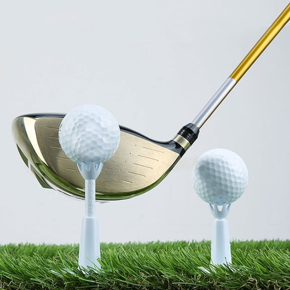 LOLIPPYY White Rubber Golf Tees Set of 2 for Easy Use and Storage - Convenient Golf Accessories for All Skill Levels