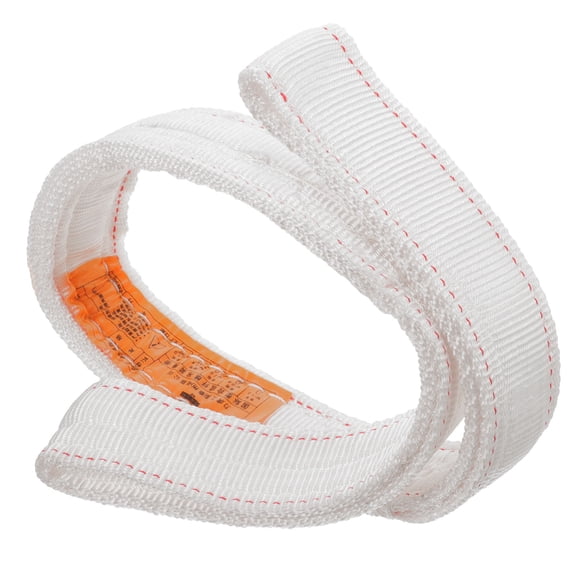LOLIPPYY Durable White Tow Strap and Hoisting Belt for Car Use with Lightweight Design and Heavy Duty Build