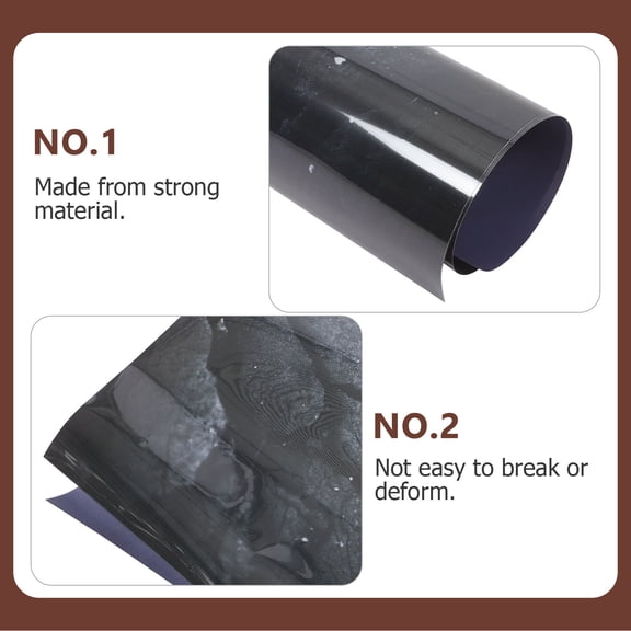LOLIPPYY Fish Tank Background PVC Black 1Pack