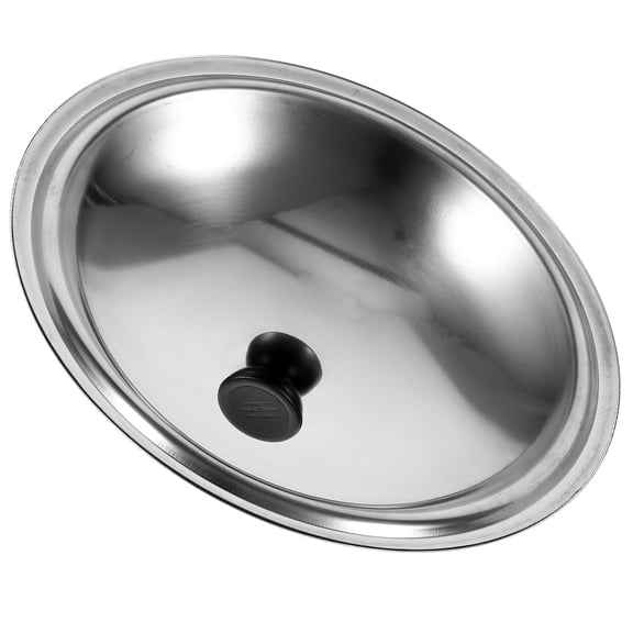 LOLIPPYY Easy Clean Stainless Steel Frying Pan Lid Replacement with Strong Handle