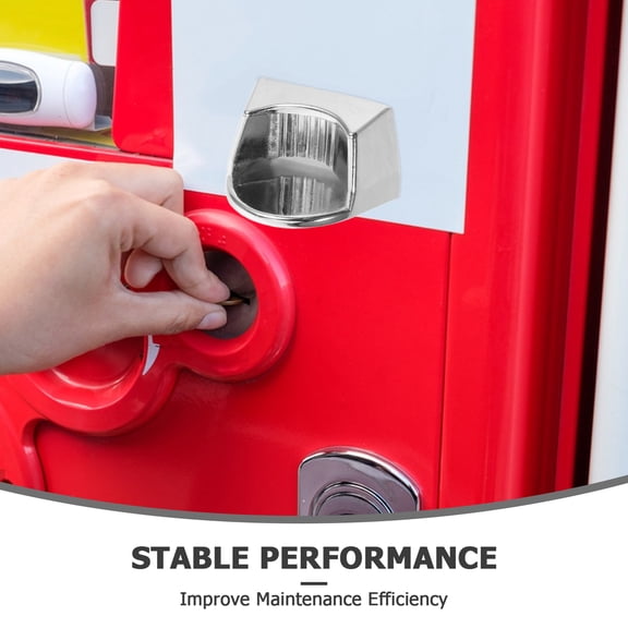 LOLIPPYY Metal Slot for Vending Machines, Easy to Install Plated Replacement Accessory