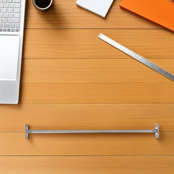 LOLIPPYY Easy Install Plated Silver Hanging File Folder Rail for Office and Home Storage