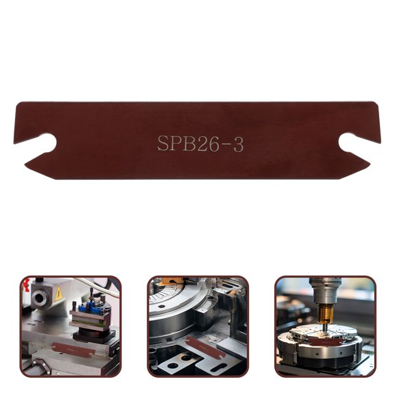 LOLIPPYY Easy Maintenance Lathe Tool Holder with Replaceable Plate for Improved Production Efficiency