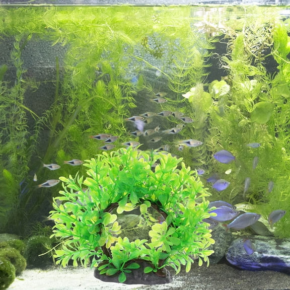 LOLIPPYY Easy to Resin Aquarium Plants Artificial Fish Tank Decor Floating Aquarium Accessories