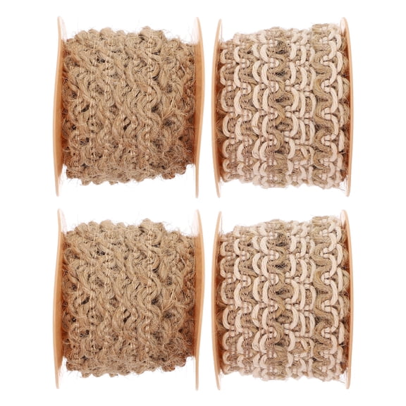 LOLIPPYY Easy to Use Light Brown DIY Braid Trim for Sewing Material and Clothing Accessory
