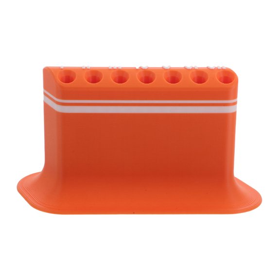 LOLIPPYY Effortless Access Orange Arrow Stand with Slots for Vertical Storage and Display At Home Or Shop
