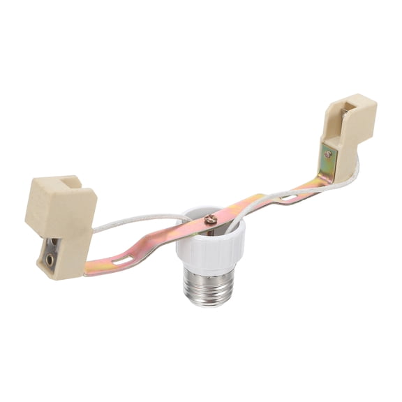 LOLIPPYY Easy Install Ceramic Lamp Base Adapter E27 to Converter for Versatile Home Lighting Fixtures