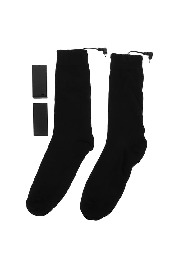 Electric Battery Heated Socks Knee High for Winter Warmth with Attached Battery Pocket