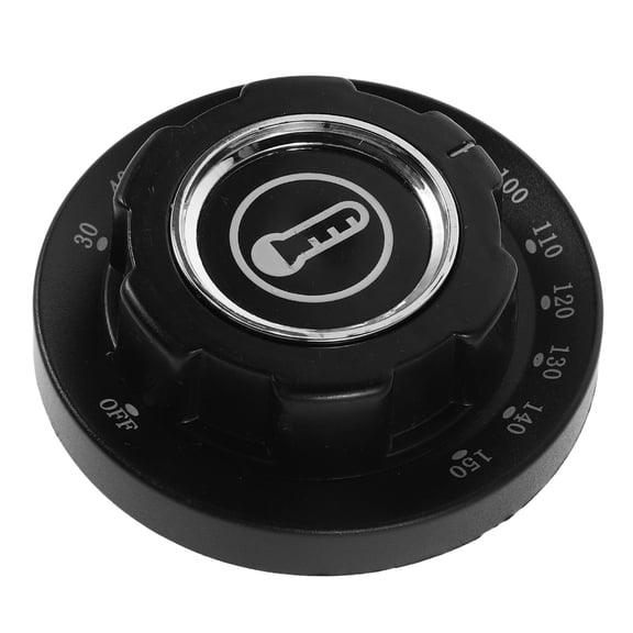 LOLIPPYY Replacement Thermostat Knob Black Plastic Temperature Control Dial