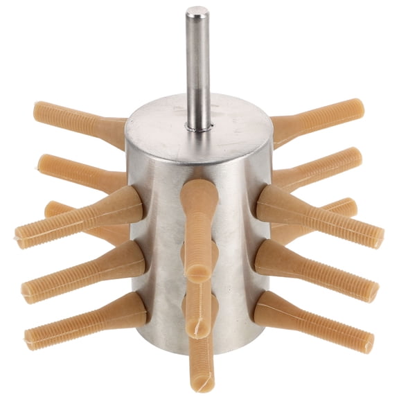 LOLIPPYY Electric Poultry Plucker Machine Stainless Steel Chicken Defeatherer for Small Farms