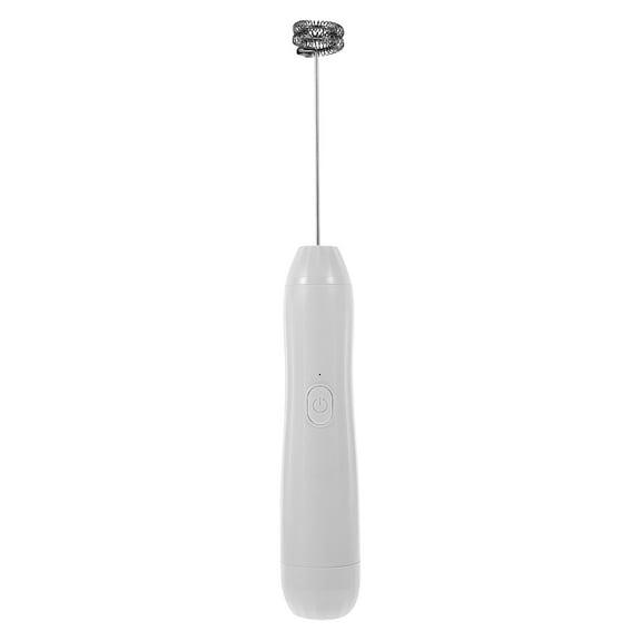 LOLIPPYY Electric Whisk Frother Milk Frother Wand Stainless Steel Food Mixing Tool for Home Users 1Set