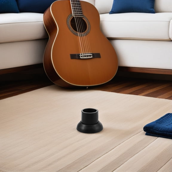 LOLIPPYY Electronic Drum Kit Accessories Black Plastic Drum Stand Foot Protectors for Stable Performance