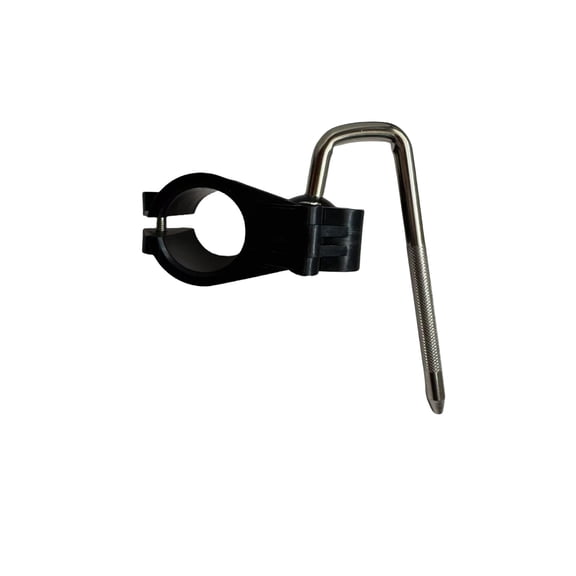 LOLIPPYY Electronic Drum Rack Clamp with Tom Arm L-Rod - Tom Holder Bracket for Electronic Drum Kit Percussion Setup