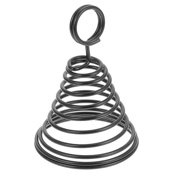 LOLIPPYY Elegant Black Carbon Steel Table Card Holder for Photos and Events, Stand for Weddings and Parties