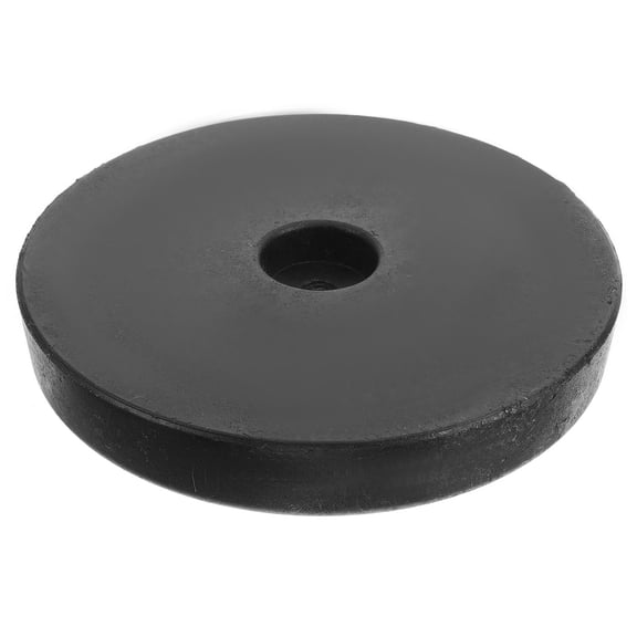 LOLIPPYY Elegant Black Floor Lamp Base Weight Iron Round Stable DIY Light Stand Accessory for Home Decoration