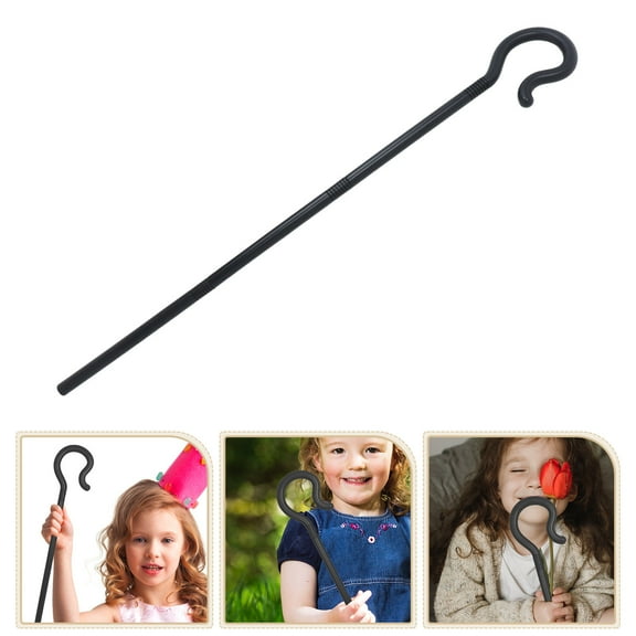 LOLIPPYY Stylish Plastic Walking Cane 1 Set Stage Prop for Performers, Party Decorations and Costume Accessories