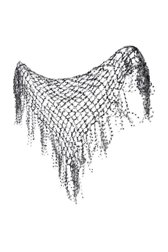 Elegant Hollow Out Shawl for Wedding Guests, Lightweight Polyester Wrap for Formal Events and Special Occasions