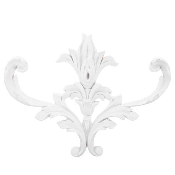 LOLIPPYY Elegant White Ceiling Corner Rosette Molding for Artistic Corner Wall Decorative Enhancement
