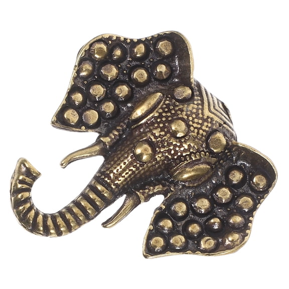 LOLIPPYY Elephant Shape Brass Cabinet Pull Handles Animal Drawer Knobs