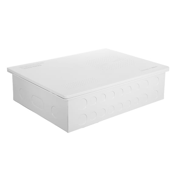 LOLIPPYY White ABS Cable Connection Box for Embedding, Ideal for Office and Project Use, 1 Pack, Easy Installation