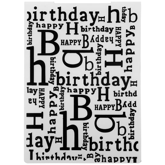 LOLIPPYY Foldable Plastic Embossing Folder Template for Scrapbooking, Crafting, and Stencil Design Projects