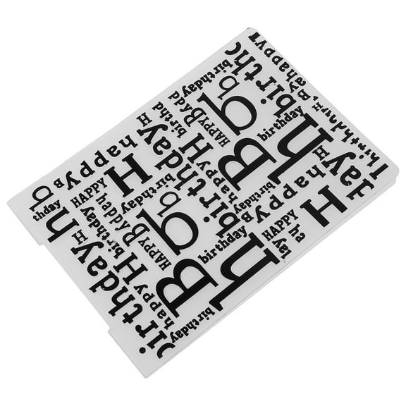 LOLIPPYY Foldable Plastic Embossing Folder Template for Scrapbooking, Crafting, and Stencil Design Projects