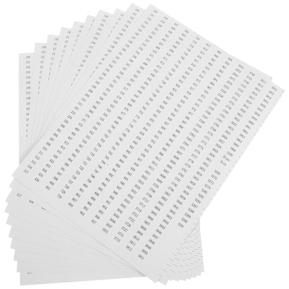 LOLIPPYY Embroidery Adhesive Sheets for Floss Marking with Universal Compatibility and Easy Application