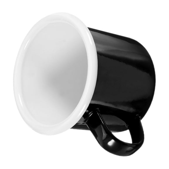 LOLIPPYY Enamel Camping Mug with Cold Resistance, Outdoor Drinkware for Fishing and Back to School, 1 Piece