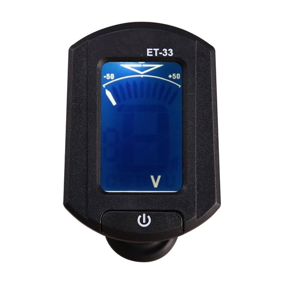 LOLIPPYY Eno Et Digital Guitar Tuner Clip on Tuner with Durable Hard Plastic Shell