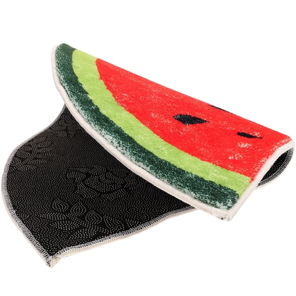 LOLIPPYY Entrance Rug Indoor Watermelon Design Absorbent Doormat for Front Door and Kitchen