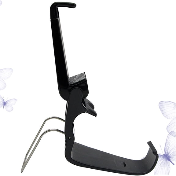 LOLIPPYY Ergonomic Black Gaming Controller Stand with Adjustable Phone Clamp for Mobile and Console Gaming
