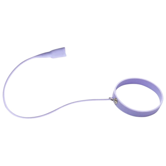 LOLIPPYY Ergonomic Purple Lash Tweezer Holder Wristband with Breathable Silicone for Home Use