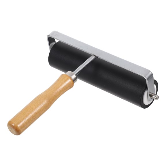LOLIPPYY Ergonomic Rubber Roller Tool for Printmaking Ink with Multipurpose Crafting Use