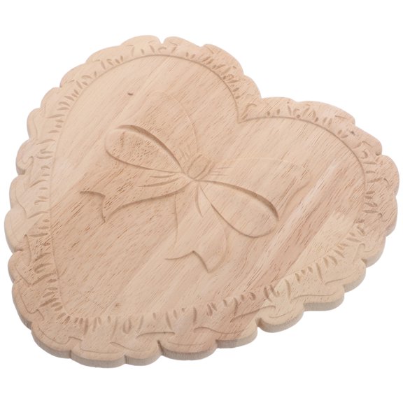 LOLIPPYY European Style Carved Wood Photo Frame in Beige with Rustic Retro Design for Wall Display
