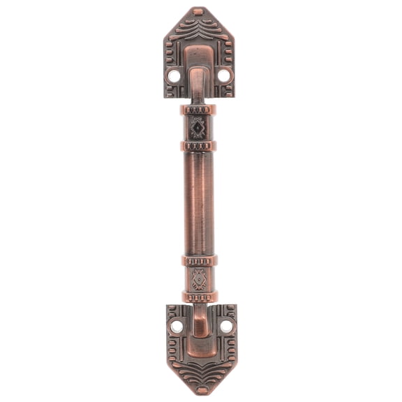 LOLIPPYY European Style Door Handle Antique Design Dark Brown Aluminium Alloy for Furniture Easy Installation 5 Pack