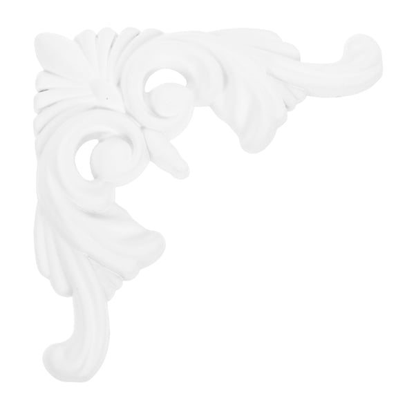 LOLIPPYY European Style White Ceiling Medallion for Home Decorative Lighting with Easy Installation and Elegant Design