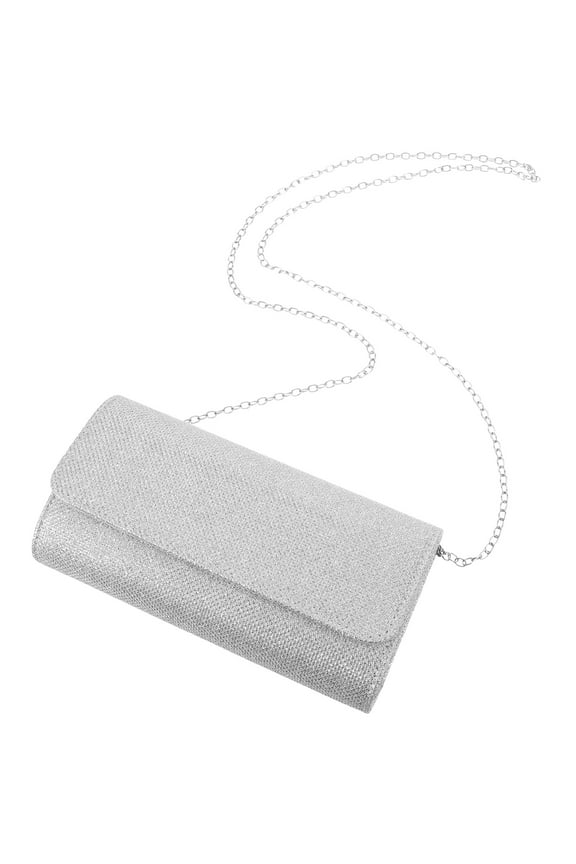 Women's Evening Clutch Bag Envelope Purse with Chain Strap for Prom Wedding Party Events
