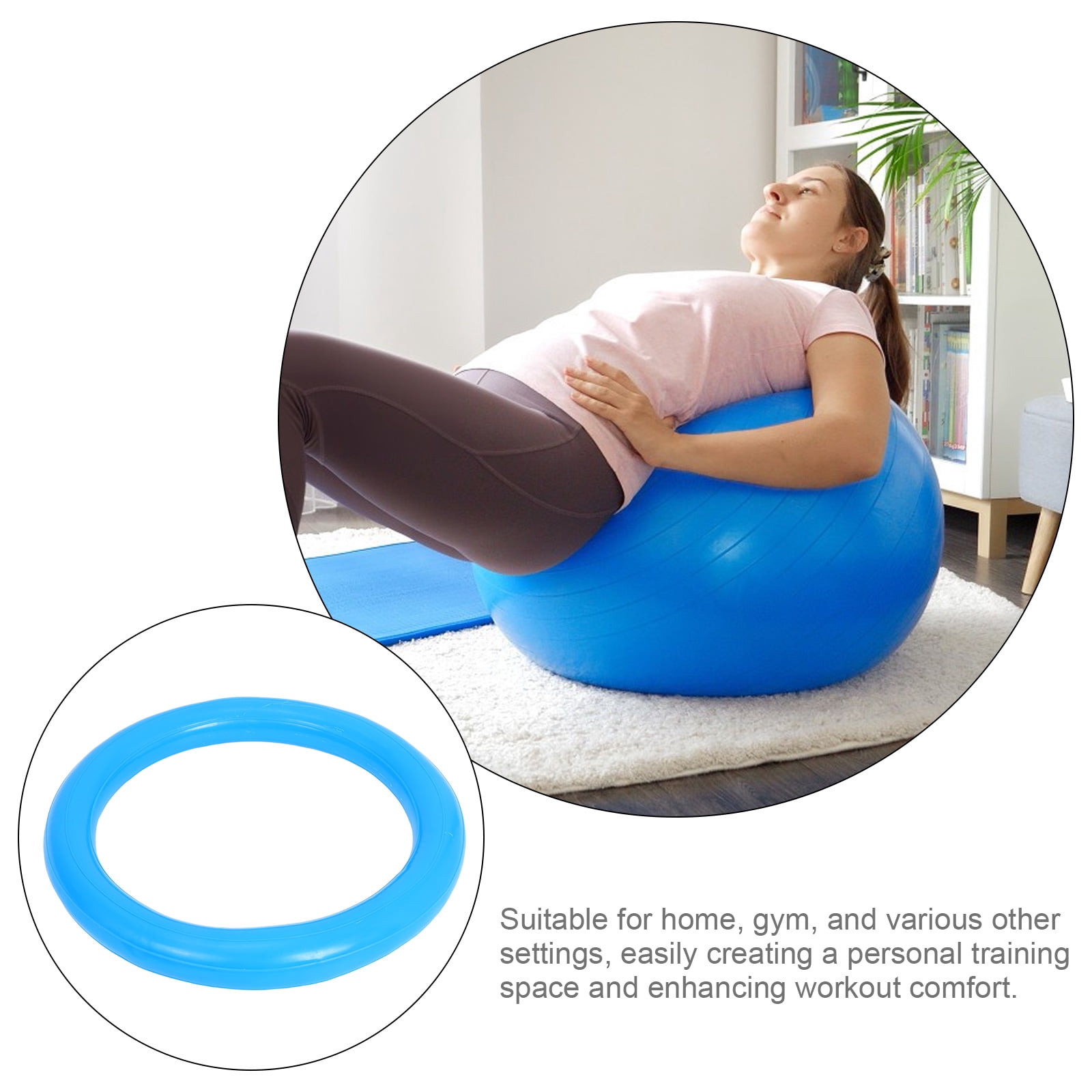 Exercise Pvc Stack LOLIPPYY PVC Exercise Chair with Explosion-Proof Design for Office Use ...