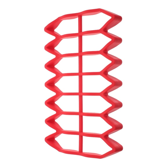LOLIPPYY Expandable Silicone Mailbox Tray Red for Organized Mail Sorting and Dry Storage