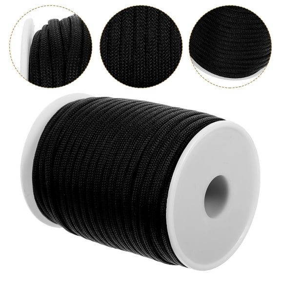 LOLIPPYY Extension Ladder Ropes with Replacement 1Set Black Polypropylene Fiber Wear-resistant