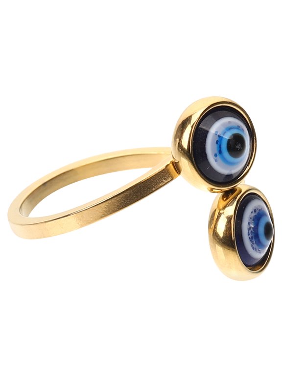Eye Ring 1Pcs Golden Alloy Adjustable Finger for Women Party